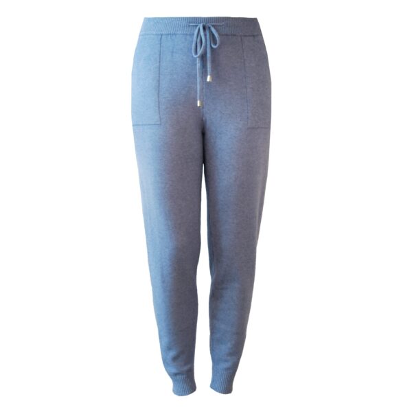 CASHMERE BROEK BLAUW VOORKANT